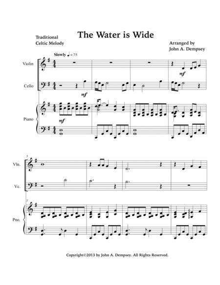 The Water Is Wide (Trio For Violin, Viola And Piano)